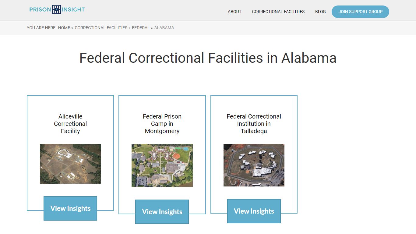 Federal Correctional Facilities in Alabama - Prison Insight